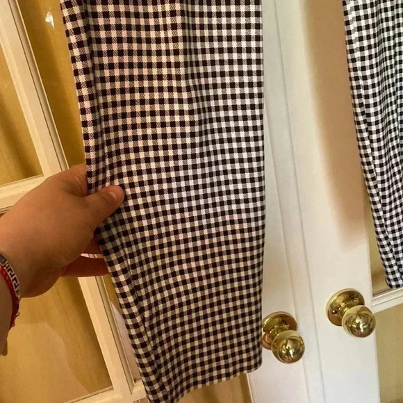 Plus size  summer capris pants, stretchy , plaid design,New Condition - Picture 2 of 11